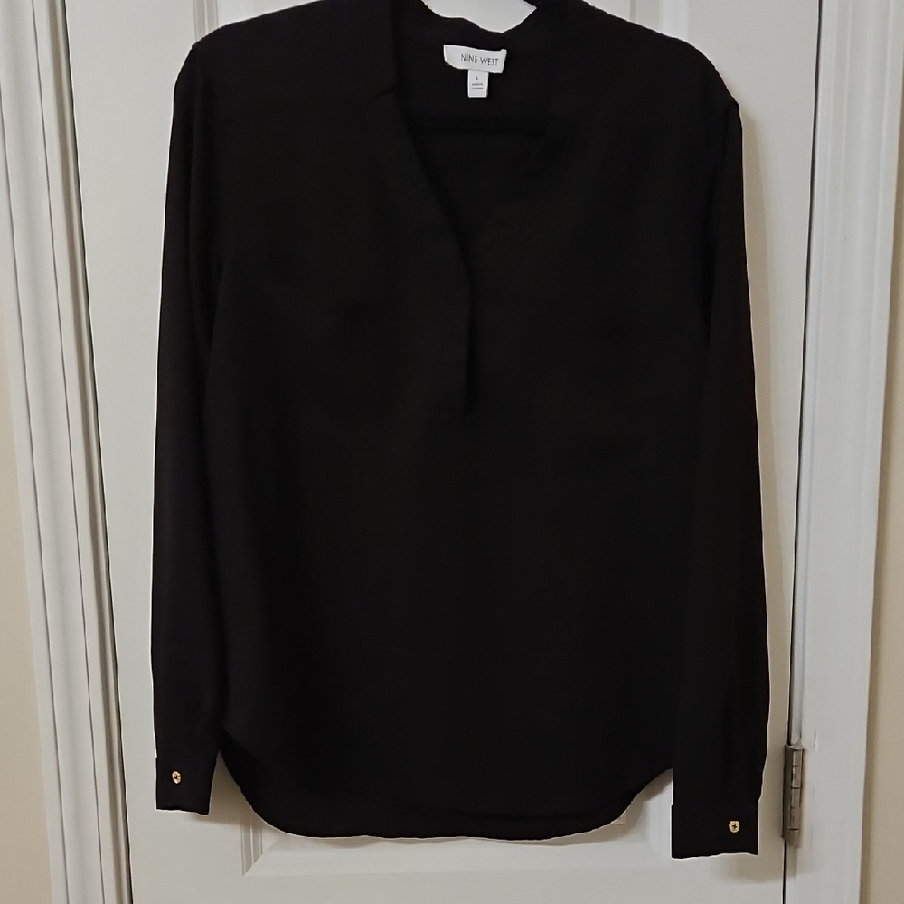 Nine West Elegant Black Blouse